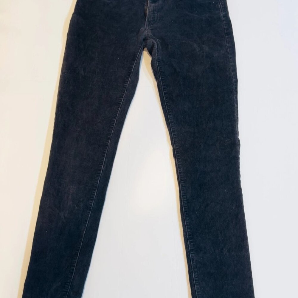 Patagonia Vintage Women’s Corduroy Denim Pants Black Fitted Size 30 Retro